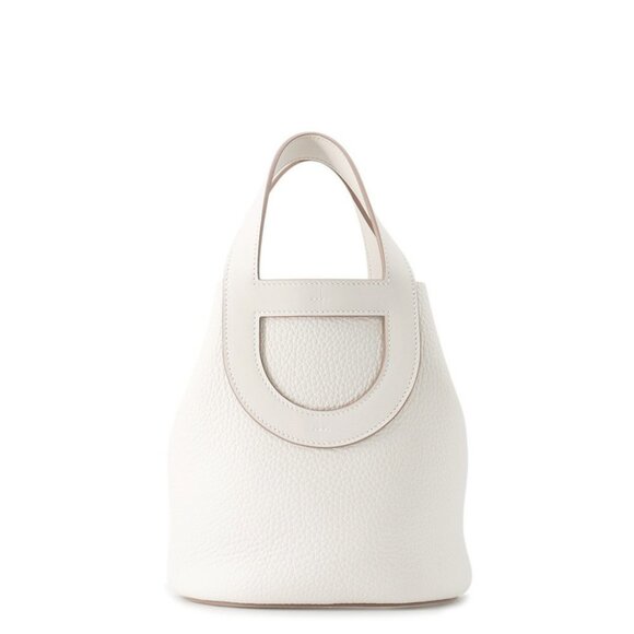 HERMES In the loop Size PM Taurillon Clemence/Swift Leather Grease pail - Picture 1 of 13